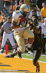 Tight end Jeffery Anderson caught the game-winning two-point pass against Southern Miss.