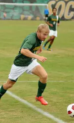 Senior forward Anthony King is tied for the team lead with 13 points on five goals and three assists.