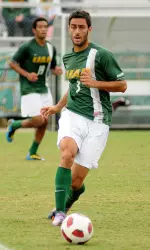 Senior midfielder Victory Sambade led the Blazers with three shots on the night.