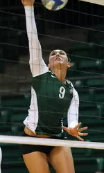 Freshman Ally Slaughter hit for a career-best .524 percentage in the win at Tulane.