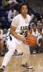 Junior guard Miteka Trueheart started for the Blazers against Florida A&M.