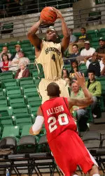 Jamarr Sanders led all scorers with 19 points in the five-point win at MTSU Wednesday night.