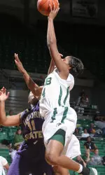 Junior forward TaRonda Randall had four points and three rebounds against Jackson State Tuesday.