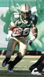 Junior running back Pat Shed leads the Blazers with 562 rushing yards.