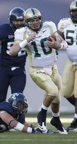 QB Bryan Ellis had 277 yards of total offense against Rice Saturday.