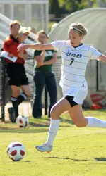 Junior defender Pascale Pinard has a 3.95 GPA in physical education.