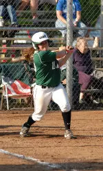 Senior third baseman Cameron Skates slugged her second home run of the season against No. 8 Alabama Tuesday.