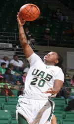 Freshman guard Jala Harris scored 19 points to lead the Blazers against Rice.