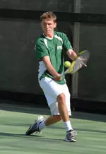 Alex Emery captured a win at No. 2 singles Tuesday vs. Pacific.