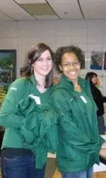 The Blazers celebrated National Breakfast Week with the Gwin Elementary students last Friday.