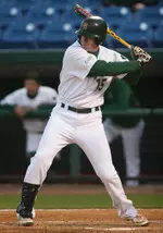 Luke Stewart hit his third and fourth home runs of the season Saturday night.