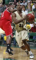 Junior guard Elijah Millsap needs two rebounds to set the school record for rebounds in a season by a UAB