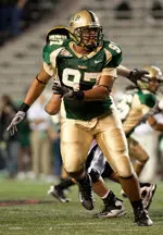 Defensive tackle D.J. Reese's play caught Neil Callaway's eye in Saturday's practice.