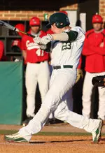 John Frost was one of six Blazers with two hits Friday.