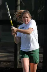 Jenny Cape won 6-0, 6-0 at No. 6 singles.