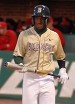 Jamal Austin reached base four times in Friday's loss.