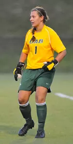 Alexis Braziel got the start in goal against the Gators.
