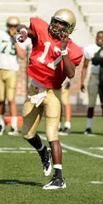 QB David Isabelle and the Blazers practiced at Legion Field Saturday night.