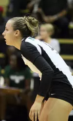 Jordan McDonald matched her career-high with 17 kills.