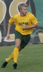 Senior forward Anthony King scored a pair of goals to lead UAB past Virginia Tech on Sunday.