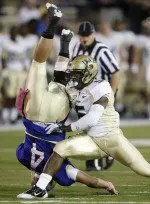 Jamie Bender is one of the nation's top tacklers at 10.0 per game.