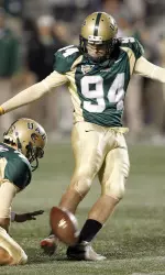 Ty Long kicks the game-winning field goal to defeat UCF 26-24