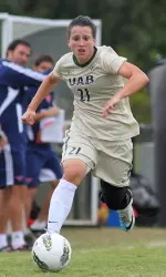 Senior Tiffini Turpin tallied her first career hat trick on Sunday at ECU.