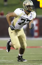 Connor Boyett has started all eight games on the defensive line this year.