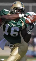 UAB wide receiver Patrick Hearn twists around to pull in one of his three receptions.
