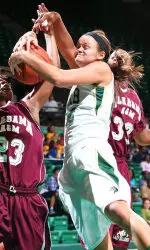 Michaelea Kleist grabbed 10 rebounds in the UAB victory.