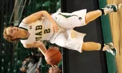 Senior guard Amanda Peterson scored a game-high 20 points against Southern Miss.