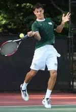 Freshman Chris Helliar fell in three sets in singles Sunday at Mississippi State.