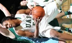 Junior center Meagan Brown has started every game this season.