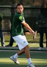 UAB's Tom Puetz was a winner at No. 6 singles Saturday vs. Oral Roberts.