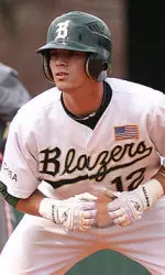 Jacob German had one of four UAB hits in the loss to Auburn.