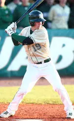 Ryan Ussery hit his second home run of the season in Sunday's loss.