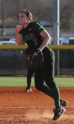 Lauren Webster (7-2) retired eight Racer batters Tuesday.