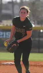 Lauren Webster tied UAB's all-time career saves record Saturday.