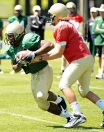 UAB held its first spring scrimmage on Saturday.