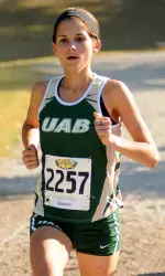 Senior Rhiannon Johns earned all-region honors at the South Regionals in 2010.