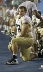 UAB senior Caleb Thomas and the rest of the offensive line will have their hands full dealing with the Tulane defense this Saturday.