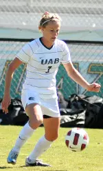 Senior Pascale Pinard paces the Blazers with two goals on the season.