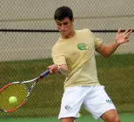 Chris Helliar advanced to the singles quarterfinals with two singles wins Friday.
