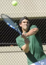 James Gardner saw action in the Blazers' match vs. Florida State.