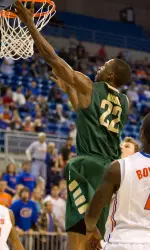 Senior Cameron Moore ranks second in Conference USA against league competition in scoring and rebounding.