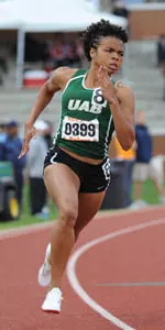 Junior Shakima Knox is one of five Blazers who will compete in the 200 meters Thursday.
