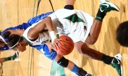 Amber Jones scored her 1,000th career point and also dished out a game-high six assists.