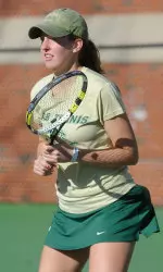 Freshman Rachel Daniell was a straight-set winner for UAB at No. 3 singles.