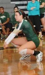 Rachel Fairbanks posted the most digs (24) in a three set match by a C-USA player in 2012