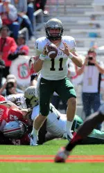 Quarterback Austin Brown threw for three touchdowns last week at Legion Field.